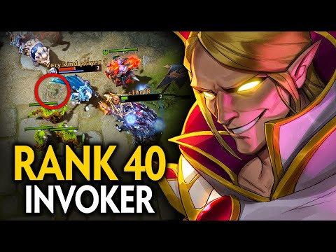 USE THE SUNSTRIKE BEFORE THE ENEMY REALIZED IT | EPIC RANK 40 SUPREAM INVOKER | Dota 2 Invoker