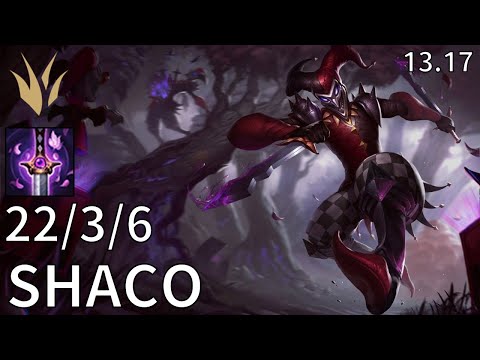 Shaco Jungle vs Evelynn - EUW Master | Patch 13.17