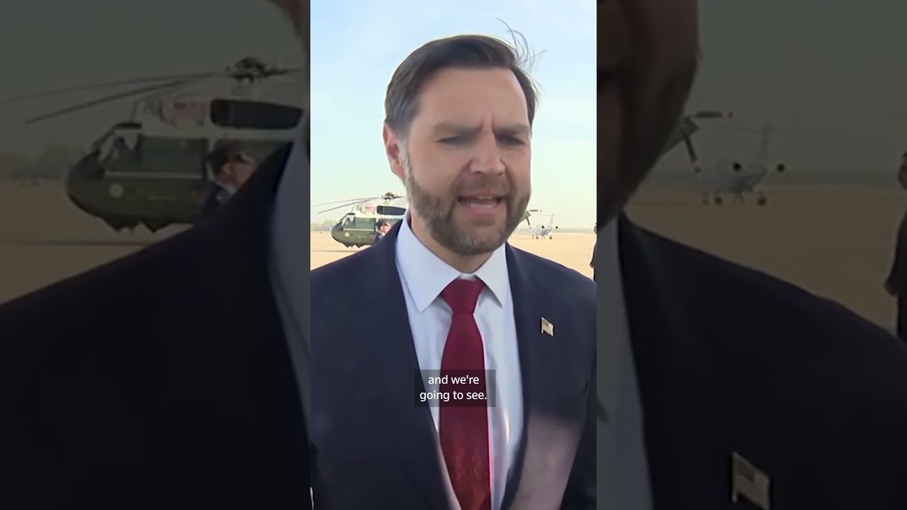 Video | Vance departs for Islamabad, says he expects 'positive' Iran talks