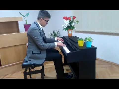 Mihael Timotej Pastonjicki,age 16 - Beethoven sonata no.1 op.2 no. 1, Prof. Marija Maksimova
