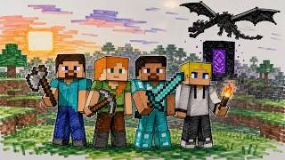 Four AI Agents Beat Minecraft Without a Human Plan