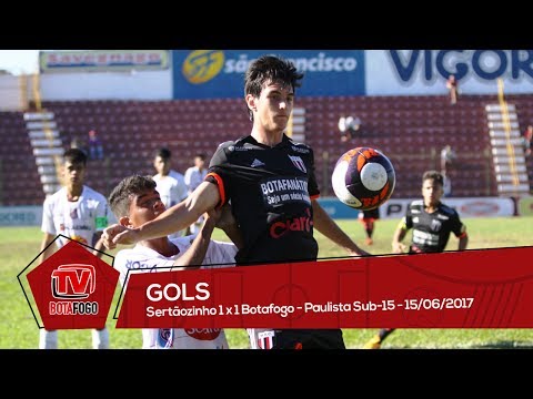 GOLS: Sertãozinho 1x1 Botafogo - Paulista Sub-15 - 15/06/2017