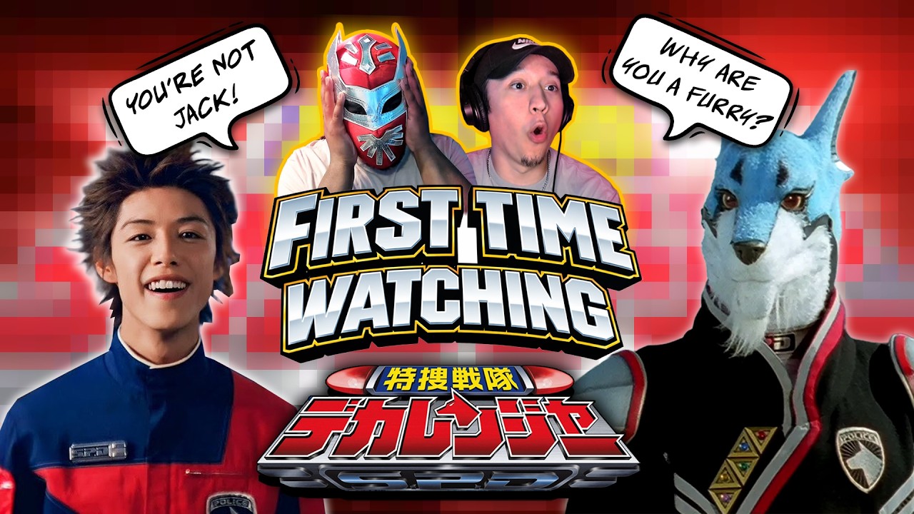 First Time Watching Super Sentai! (Tokusou Sentai Dekaranger Ep.1) 