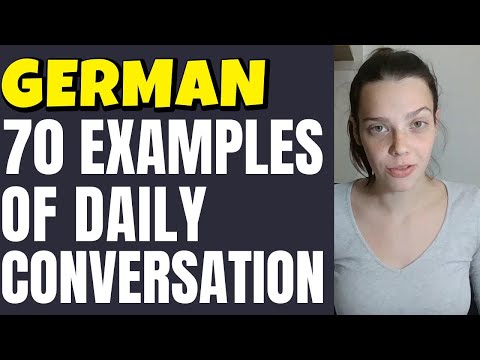 GERMAN - 70 SENTENCES TO START SPEAKING IN GERMAN