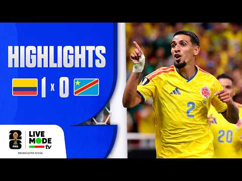 Colômbia 1-0 RD Congo (WC 2026)