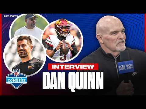 Dan Quinn shares Jayden Daniels' mentality entering Year 3, talks new coordinators on both sides