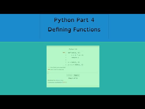 Python Part 4 Defining Functions