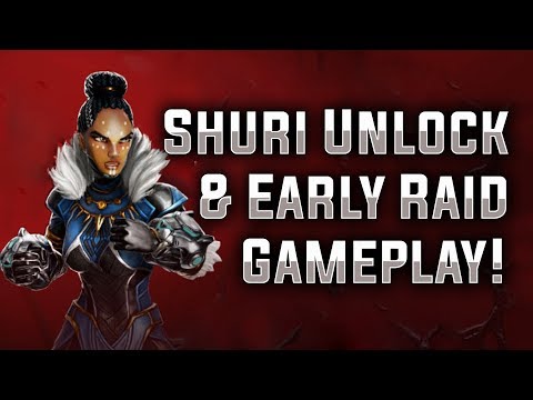 Shuri Unlock & Early Raid Gameplay! - MARVEL Strike Force