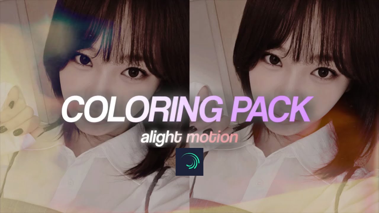 coloring pack like ae ; alight motion.