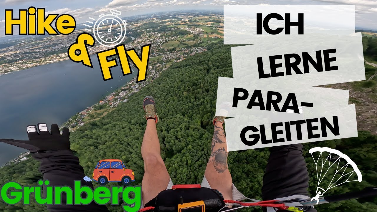 Packendes Hike and Fly-Abenteuer am Grünberg: 🏔️ Gipfeleroberung und Flug über die Seilbahn !!!