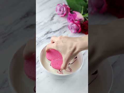 Sugar Cookies but Pink for Valentine’s Day! 💖#shorts #recipe #cookies
