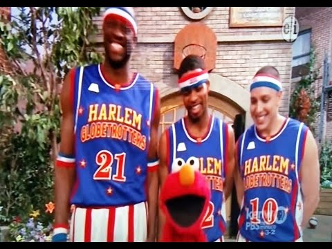 Harlem Globetrotters with Elmo - Sesame Street