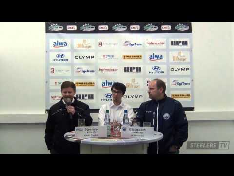 *Pressekonferenz* Bietigheim Steelers vs. SC Riessersee (30.11.2014)