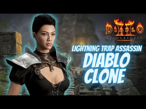 LIGHTNING TRAP ASSASSIN vs DIABLO CLONE - Diablo 2 Resurrected - Nintendo Switch