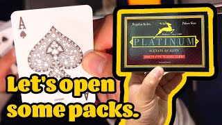 Are these Modiano Plastic Playing Cards the best?! Modiano Platinum Deck Set Review. 100% Plastic!