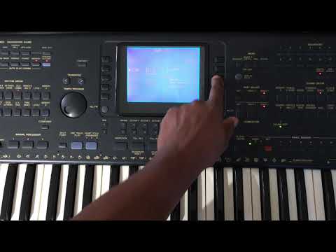 Kris Nicholson Explains synthesizer features on the Technics KN-2000￼