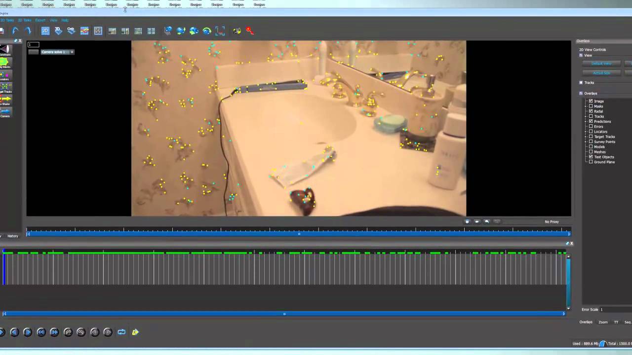 Boujou Tutorial- Basic Tracking