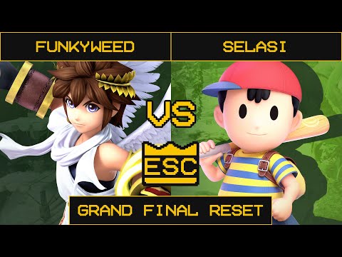 ESC 28 Smash Ultimate Grand Final - Funkyweed (Pit) Vs. Selasi (Ness)