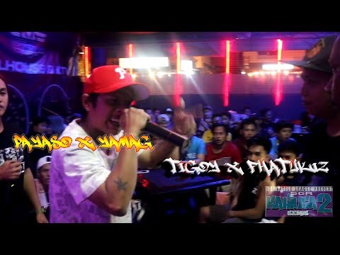 TIGOY X FHATUKIZ VS YAMAG X PAYASO (WAYDUHA2 KAHIUSA) RAP BATTLE SGR