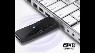 D Link Como actualizar a WiFi 6 cualquier portatil adaptador usb D Link DWA X1850 anuncio