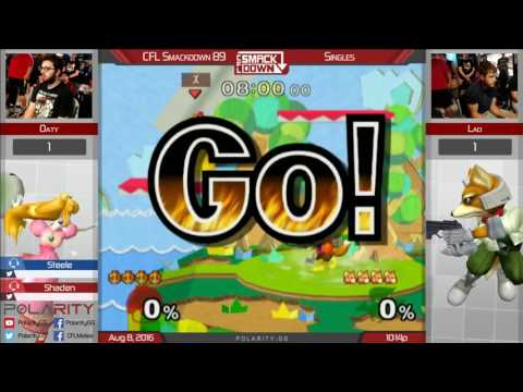 CFL Smackdown 89 Melee - Oaty (Peach) vs Lad (Fox) - Singles Bracket
