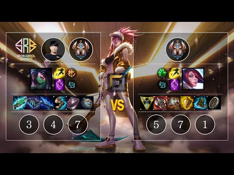SRB Thal Akali vs Fiora Top - KR Patch 10.12