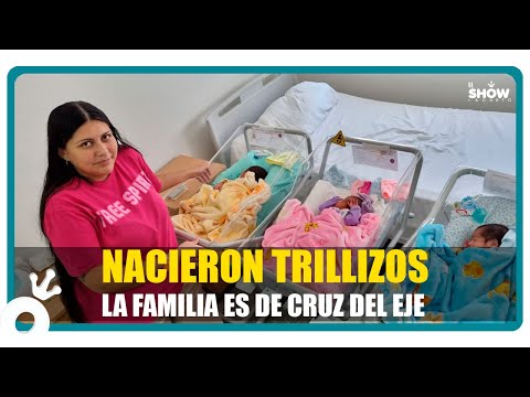Emir, Elías y Emily los trillizos que desafiaron los pronósticos en la Maternidad Provincial