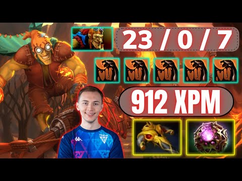 🔥 NINE Batrider Midlane Highlights 🔥 23 Kills Insane Gameplay - Dota 2