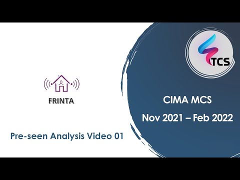 CIMA MCS November 2021/February 2022 Pre-Seen Analysis - Frinta - Introduction 01