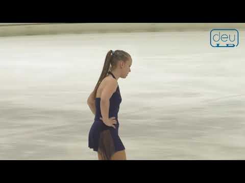 Cristina Xalle. Oberstdorf 2019. Bronze Ladies I FS. 25 place