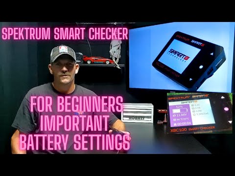 SPEKTRUM SMART CHECKER EVERYTHING YOU MUST KNOW IF YOUR NEW TO THE HOBBY BATTERY SETTINGS !!!