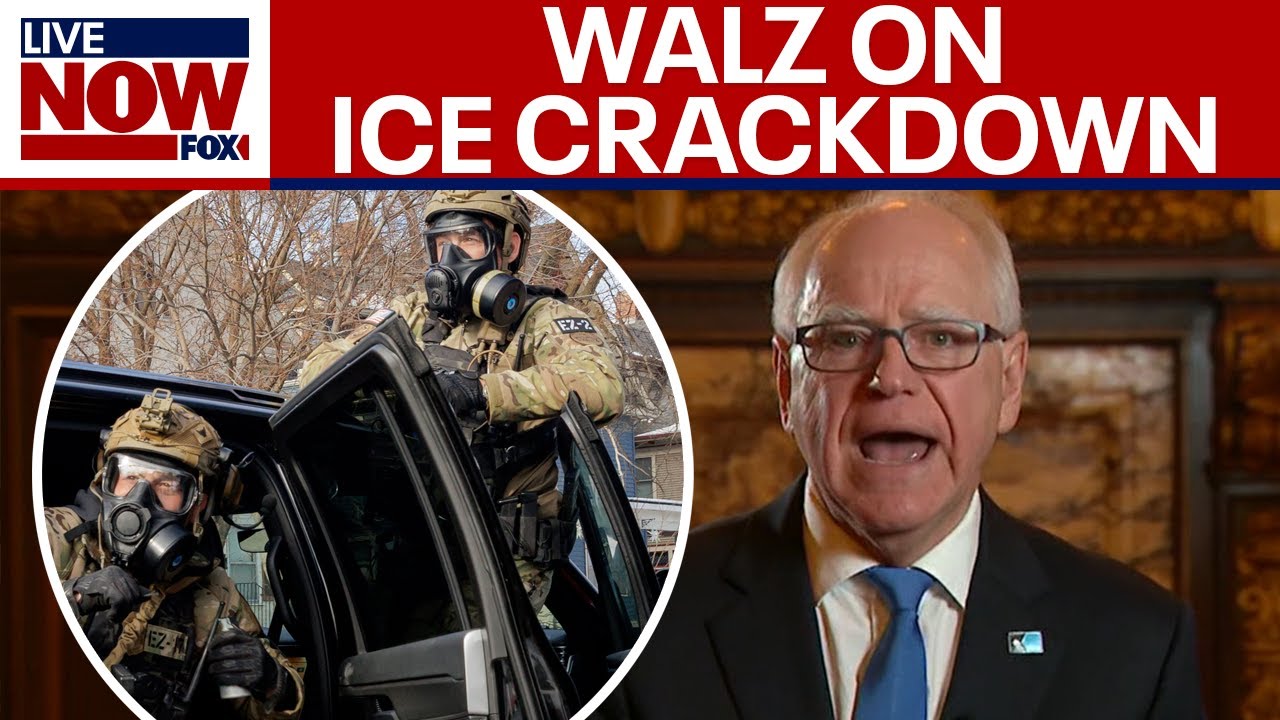 WATCH: Walz addresses Minnesota amid ICE crackdown