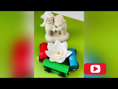 DIY | Ivory gardenia hair pin Bridal hair accessories using air dry deco clay