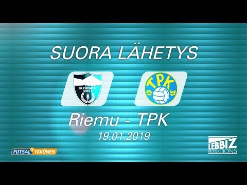 19.01.2019 Riemu - TPK klo 14.00 Futsal-Ykkönen