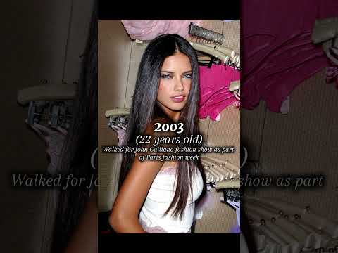 Evolution of Adriana Lima 💋 #adrianalima #supermodel #victoriasecret