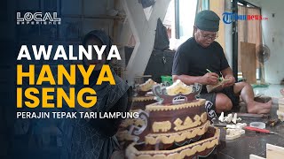 Berawal Iseng, Karya Tepak Tari Lampung Buatan Ridwan Syukur Tembus hingga di Acara Internasional