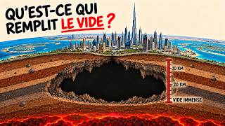 Qu'est-ce qui remplit le VIDE laisse apres l'extraction du PETROLE?