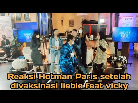 Reaksi Hotman Paris setelah divaksinasi liebie feat vicky