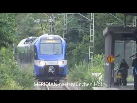 Bahnhof HARRAS - S Bahn München ; BOB ; MERIDIAN [ 09.07.2014 ]