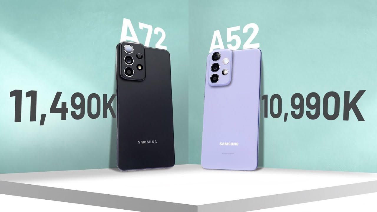 Trên tay Galaxy A52 và Galaxy A72: Kháng nước, zoom 30x, 5G, màn 120Hz