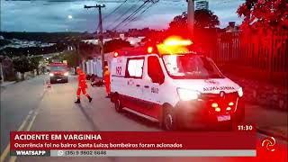 Acidente entre duas motos deixa feridos em Varginha