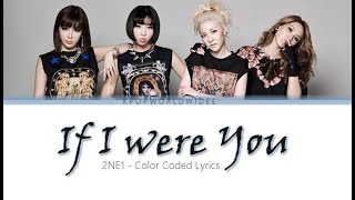 2NE1 – If I Were You (살아 봤으면 해) (Color Coded Lyrics)