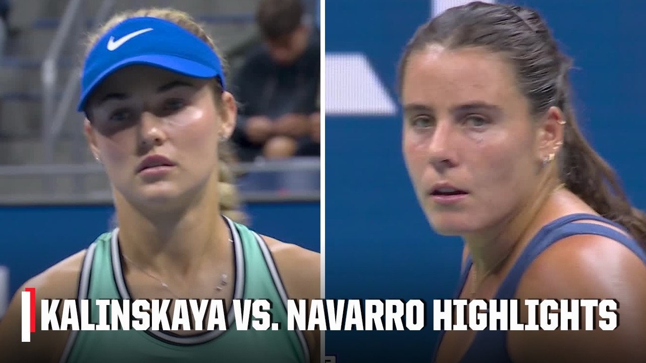 No. 21 Anna Kalinskaya vs. No. 26 Emma Navarro | Full Match Highlights | 2026 US Open