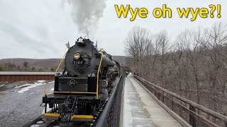 Rush Hour at River - all the mid-day action on the Jim Thorpe wye | February 8, 2025