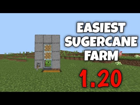 Insane! Fastest Sugercane Farm in Minecraft PE! 1.20