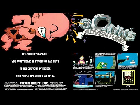 Bonk's Adventure TurboGrafx 16 Longplay
