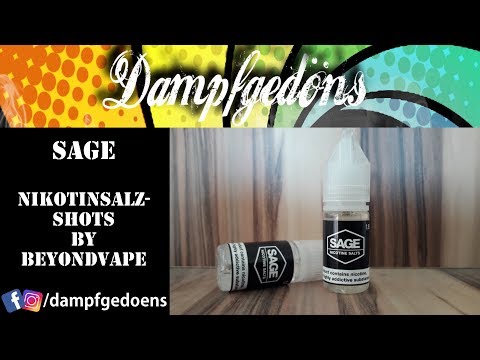 18mg bei 0,1 Ohm 😱 - SAGE Nikotinsalz by BeyondVape | War's das!? (udPP)