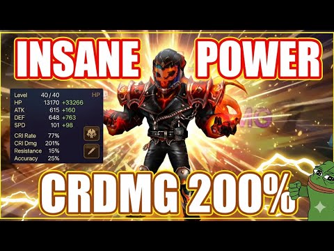 INSANE POWER, CRDMG 200% Karnal is Soooo Dangerous😬😬😬【Summoners War RTA】