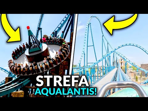 Aqualantis Zone Test - Energylandia 2023 (4K) (Abyssus, Light Explorers, Tidal Wave Twister)