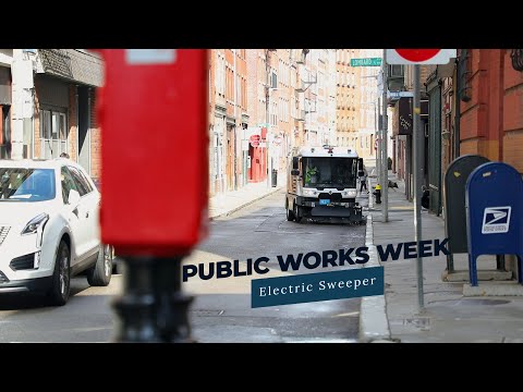 Public Works Week: Electric Sweeper